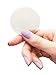 Round Silicone Makeup Sponge with Sparkles for Blending Foundation - Bonus HiperSpeed Beauty eGuide