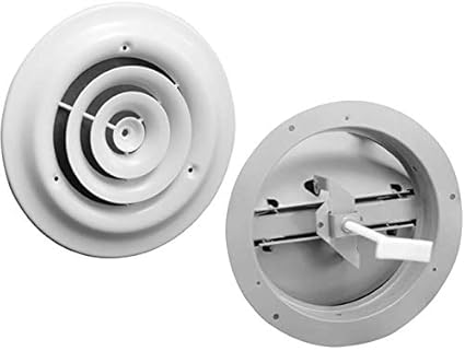 Large White Round Ceiling Register Amazon Com Industrial