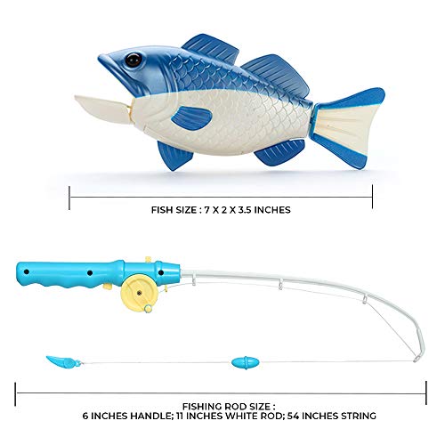 Fishing-Game-Toy-for-Kids-and-Toddlers-with-Realistic-Swimming-Fish-Best-Bathtub-Floating-Blue-Fish-with-Easy-to-Turn-Rod-Safe-and-Fun-Bathtime-Pool-Activity-Cool-Unique-Gift-Idea-for-Children