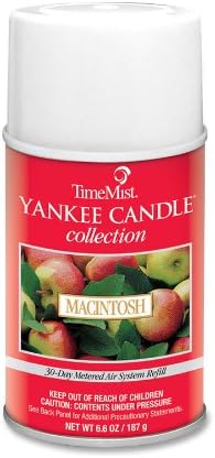 TimeMist Yankee Candle Air Freshener Refill, Macintosh, 6.6 Ounce Aerosol Can (81-2150TMCA)