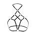Verypoppa Women's Sexy Stretchy Cupless Cage Harness Bra Underwear (L, 1)
