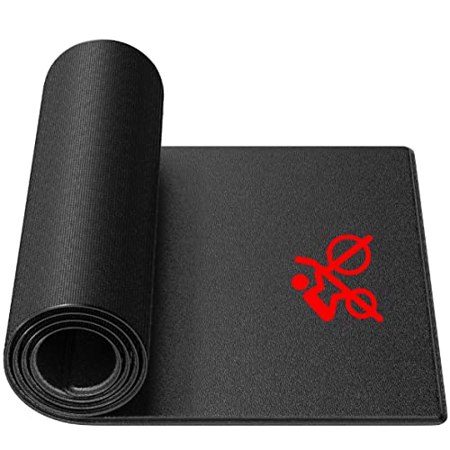Bike Trainer Mat Compatible with Peloton Bike, for Treadmill Row