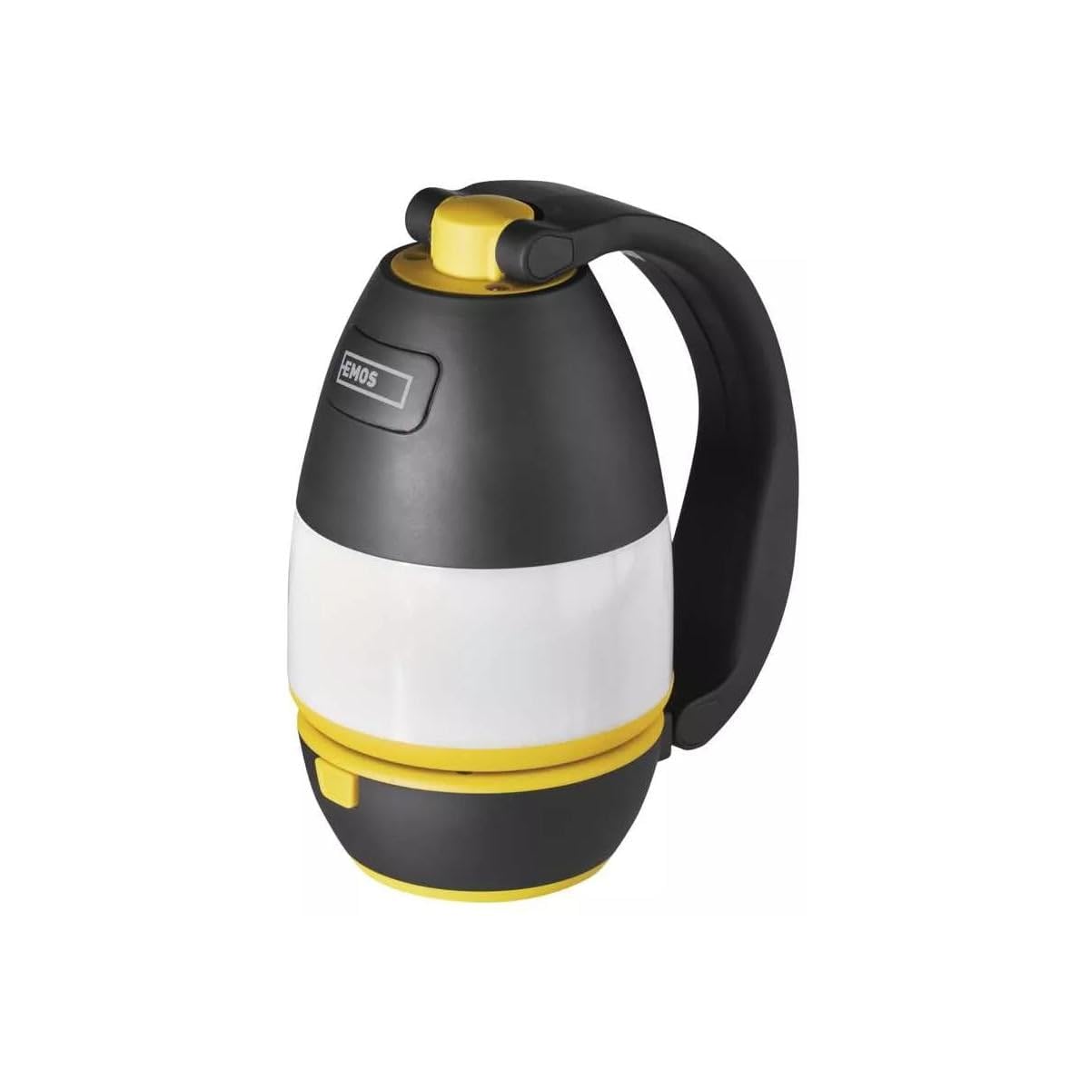 EMOS - Multifunctional LED Camping lamp - Portable - 3 Light Types - 215lm, max. 305m - 3 Light Modes - 90 Hours - Battery Operated (3X AA) - for Outdoor use - Black-Yellow