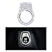 1797 Ignition Caps Compatible with BMW Accessories Parts Start Stop Button Covers Engine Decal Bling Interior Decorations 3 5 7 Series X3 X4 X5 X6 F30 F31 G31 F13 G01 xDrive Crystal Silver