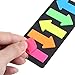 FJSM Sticky Page Makers Arrow 1000pcs 5 Colors Adhesive Sticky Note Fluorescent Neon Sticky Note Bookmarks Index Tabs Flags Reading Highlighter Strips for Pages Notebook Cards Mark