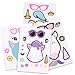 24 Make A Unicorn Stickers for Kids - Unicorn Theme Birthday Party Favors | 5.9 x 8.3 inches, 4 Styles | Fun Craft Project Unicorn Party Supplies for Children 3+