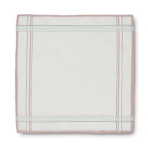Selected Hanky 100% Cotton Men's Handkerchief 6 Piece Gift Set, Pattern 13