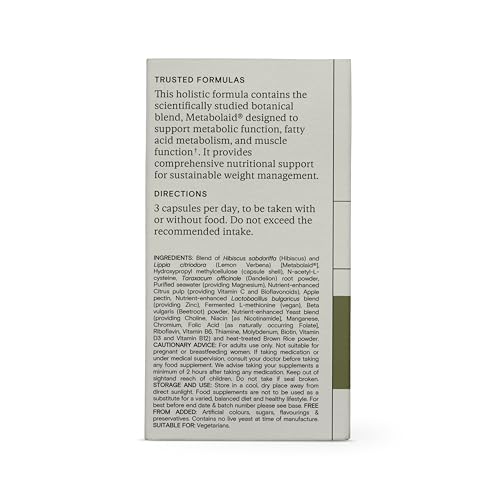 WILD NUTRITION Food-Grown Weight Management Support with Metabolaid | Optimal Metabolic Support | Microbiome Support | 90 Capsules