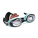 Bling 2O Kids Swimming Goggles - Teal Race Car Swim Goggles for Boys and Girls - Anti Fog, No Leak, Non Slip, UV Protection with Hard Travel Case - 8+