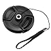 MegaGear 5 Pieces Lens Cap Leash Lens Cap Keeper Holder /Safety Cord For SONY CANON NIKON OLYMPUS PENTAX AND ALL LENS CAPS