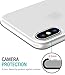 TOZO for iPhone X Case Hard Cover 0.35mm World's Thinnest Protect Bumper Shell for iPhone 10 / X Semi Transparent Light Weight Matte White