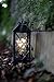 YaCool Decorative Garden Lantern - Vintage Style Hanging Lantern Outdoor Decorative Lantern - Battery-Operated 5 Hour Timer- 12' (009)