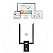 AUKEY Wifi Adapter, 1200Mbps Dual Band USB 3.0 Wireless Adapter with Dual Antenna Support for Win 7/8/8.1/XP/Vista, MAC OS 10.11/10.10/10.9