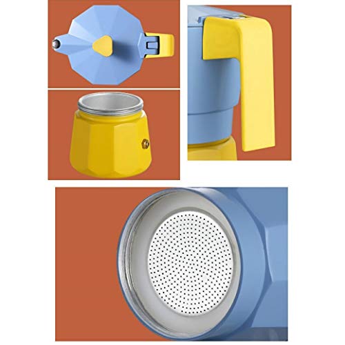 DYB Espressokocher Home Moka Pot Kleine Hand Kaffeemaschine 100ml Italian Espresso Topf Kaffeemaschine – Bild 7