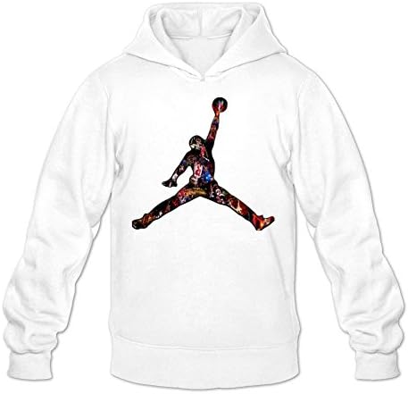 Simshirt Men's Michael Jordan Logo Hoodie Sweatshirt