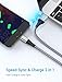AINOPE Micro USB Cable, Android Micro USB Charging Cable 2 Pack Gray, Micro USB Fast Charging Cords for Android Nylon Compatible with Samsung Galaxy S6,J7 Edge Note 5 Durable Nylon Material (Grey)