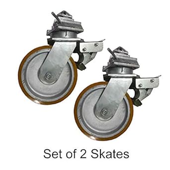 Shipping Container Caster Wheels Skates Heavy Duty Twist Lock Mechanism 2 Amazon Co Uk Business Industry Science