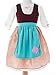 Little Adventures Cinderella Day Dress Princess Dress Up Costume for Girls Medium (Age 3-5) - Machine Washable Child Pretend Play and Party Dress with No Glitter