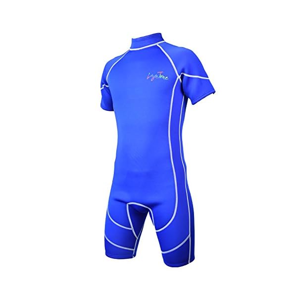 Layatone-Mens-3mm-Neoprene-BIue-Shorty-Wetsuits-For-SnorkelingDiving-and-Surfing-For-Men