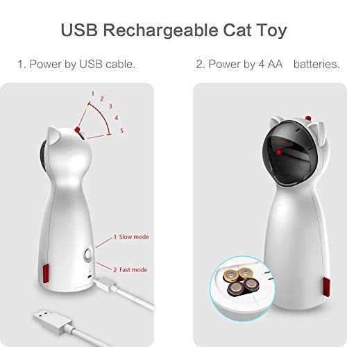 BENTOPAL Cat Laser Toy Automatic Interactive for Indoor Cats / Dogs