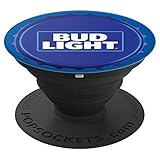 Bud Light Beer Cap PopSockets Stand for Smartphones & Tablets - PopSockets Grip and Stand for Phones and Tablets
