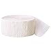 81ft White Crepe Paper Streamers primary