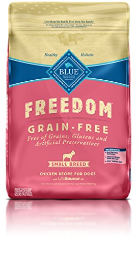 Blue Buffalo Freedom Grain Free Recipe for Dog, Small Breed Chicken Recipe, 4 lb