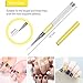 Ahier 4PCS Eyeliner Brushes, Eyeliner Design Makeup Brush Pen, Eyeliner Dotting Painting Drawing Brushes Pen 5/9/11/20mm