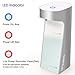 GLAMFIELDS Soap Dispenser Upgraded 13.5oz/400ml Touchless Automatic Soap Dispenser Hands-Free Liquid Dish Soap Dispenser, IPX4 Waterproof for Kitchen Bathroom (Silver)