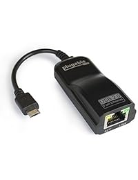 Adaptador USB 2.0 OTG Micro B a 10 100 Fast Ethernet enchufable para Windows Tabletas y Raspberry Pi Zero (Chipset ASIX AX88772 A)