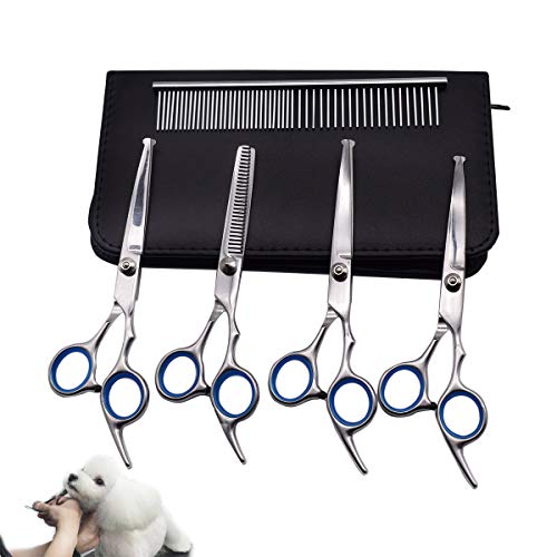 Petqoo Dog Grooming Scissors Set Professional Pet Grooming