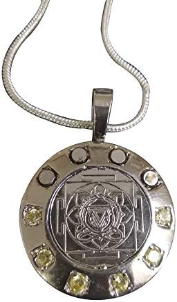 Saubhagya Global Shri (Shree) Magnetic Yantra Pendant for Health & Wealthness Religious Item Diwali Gift Lockets (Unisex)
