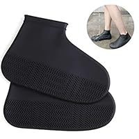 LALCO Waterproof Reusable Rain Boot & Shoe Covers, Ultra-elastic Silicone Overshoes, Non-slip Footwear Protectors for Gardening, Washing Cars & Snow Sweeping, Fit-all Sizes for Kids, Women & Men