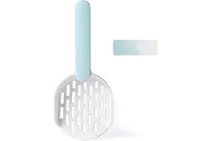 croselyu Pet Cat Litter Scoop Filter Cat Litter Cat Poop Tool High-Grade ABS Plastic Cat Litter Scoop is Durable, 1 PCE (Blue)