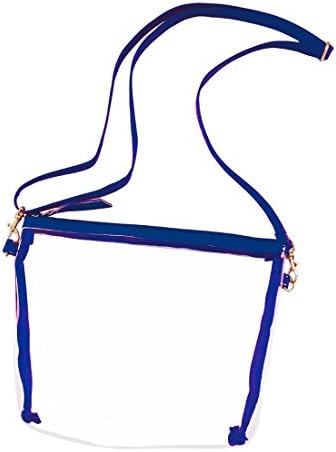 Clear Crossbody Purse Women Adjust Strap Stadium Approved Zippered Plastic Bag