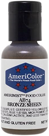 AmeriColor AmeriMist Edible Paint &amp; Airbrush Colour - Bronze Sheen - .65 oz