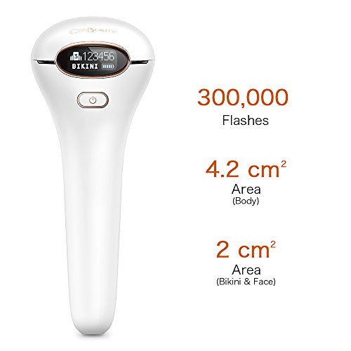 COSBEAUTY IPL Permanent Hair Removal System Joy Version, Face&Body Hair Removal Device, Hair Removal for Women and Men, 300.000 Flashes