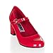 Funtasma by Pleaser Women's Schoolgirl-50 Mary Jane,Red Patent,9 M US