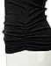 DRESSIS Women's Basic Sleeveless Scoop Neck Racerback Slim Solid Tank Top BLACK L