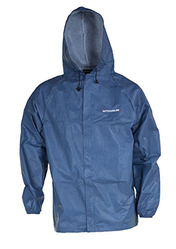 EL12104-21-MD Eco-Lite Rain Suit with Bag, Blue