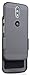 MICROSEVEN Moto G4 Case, Moto G4 Plus Case, Black Rubberized Slim Hard Case Cover + Belt Clip Holster Compatible with Moto G 4& Moto G4 Plus (Black Shell Holster)