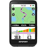 iGPSPORT BiNavi Bike Computer, 3.5&lsquo;&rsquo; Touch Screen Map Navigation Music Control Climb Tips, Wireless GPS Cycling Computer