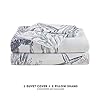 Intelligent Design Reversible 100% Cotton Duvet - Breathable Sateen Comforter Cover, Modern All Season Bedding Set with…