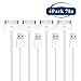 iPhone 4s Cable iPad 2 Charging Cord Certified 7 Inch 30-Pin USB Data Sync Cable iPhone 4/4S, iPhone 3G/3GS, iPad 1/2/3, and iPod (4 Pack)