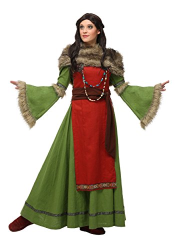 Fun Costumes womens Plus Size Women's Peasant Viking Costume