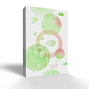 Watercolor Abstract Color Block Line Draw