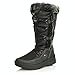 DailyShoes Women's Woman's Knee High Up Warm Fur Water Resistant Eskimo Snow Boots