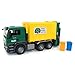 Bruder Man Tgs Rear Loading Garbage Green/Yellow Vehicle