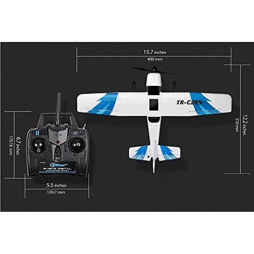 top race 3 channel remote control airplane
