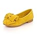Bumud Girl's Adorable Bow Slip On Ballerina Flat Dress Shoe(Toddler/ Little Kids)